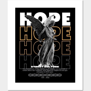 Elevated Hope: Angelic Inspiration Tee Posters and Art